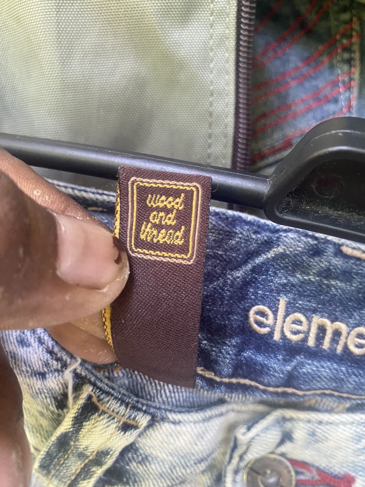 Element × Japanese Brand × Vintage VINTAGE ELEMENT FLARE JEANS Size 28" / US 6 / IT 42 - 8 Thumbnail