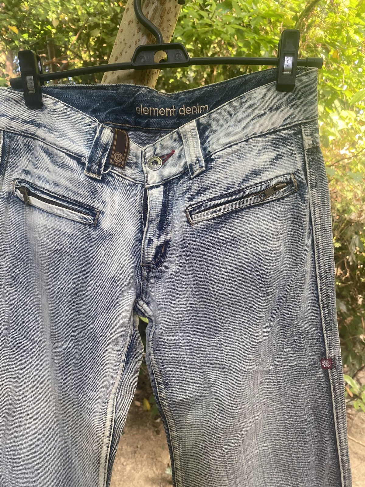 Element × Japanese Brand × Vintage VINTAGE ELEMENT FLARE JEANS Size 28" / US 6 / IT 42 - 6 Thumbnail