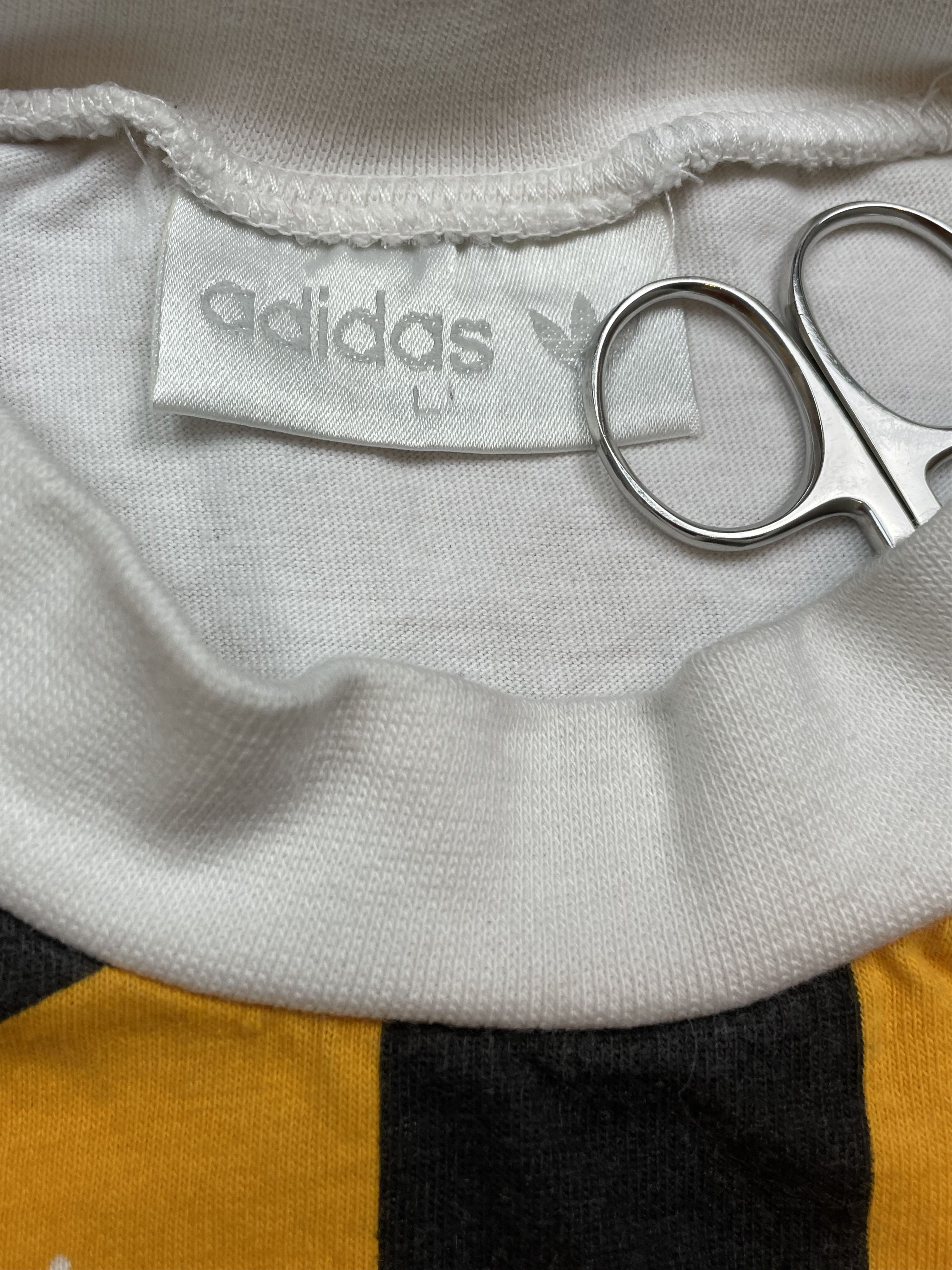 Adidas × Vintage Vintage 90's Germany Adidas Shirt Football Tee Train Hype Size US L / EU 52-54 / 3 - 6 Thumbnail