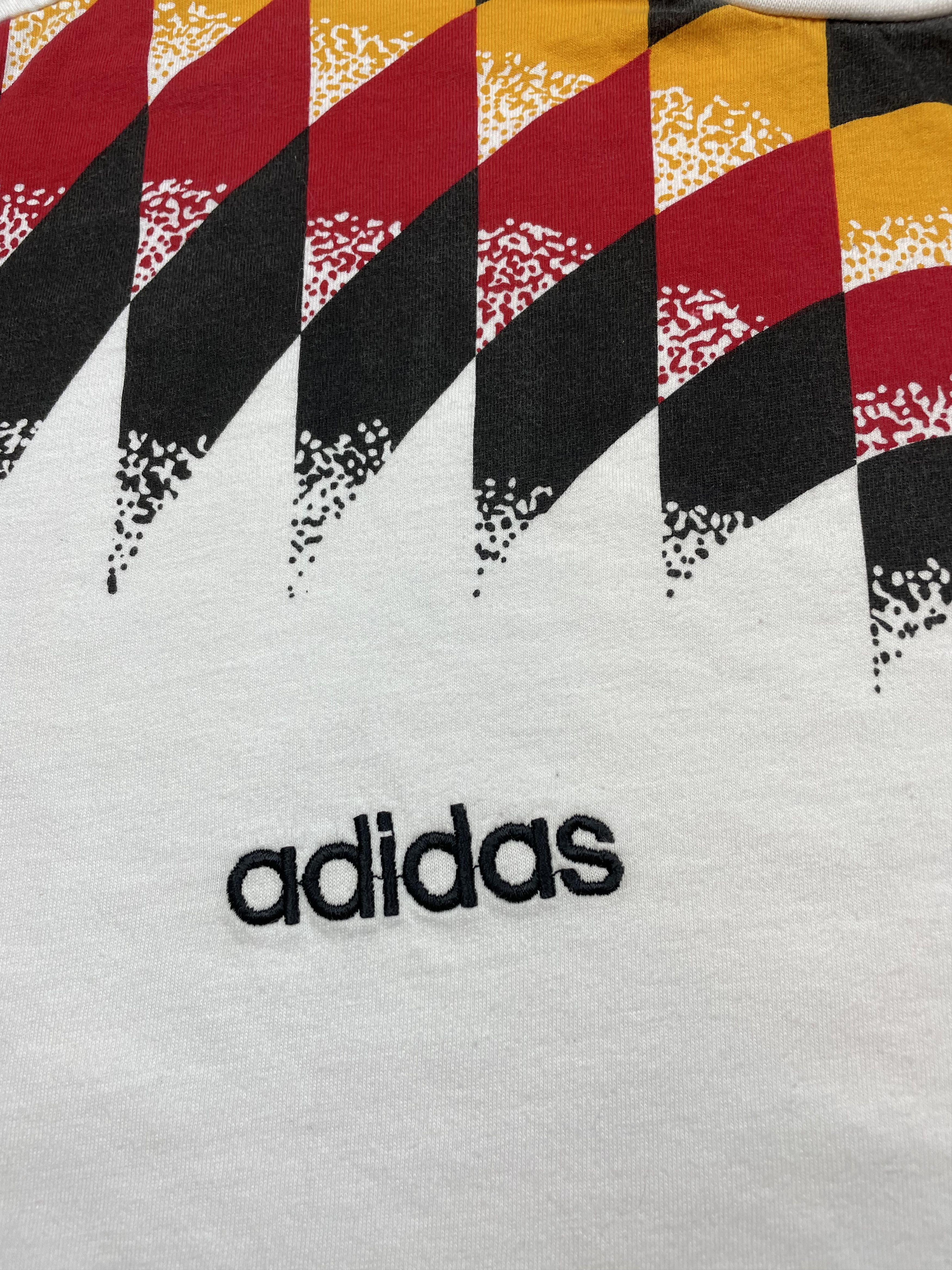 Adidas × Vintage Vintage 90's Germany Adidas Shirt Football Tee Train Hype Size US L / EU 52-54 / 3 - 5 Thumbnail