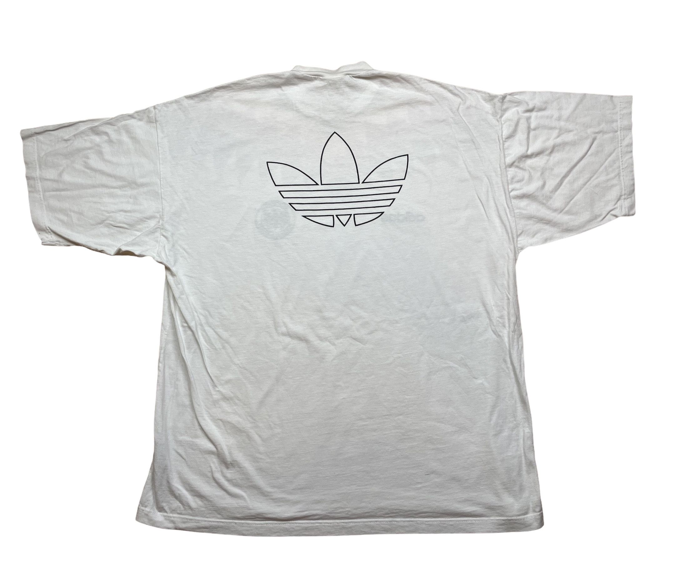Adidas × Vintage Vintage 90's Germany Adidas Shirt Football Tee Train Hype Size US L / EU 52-54 / 3 - 2 Thumbnail