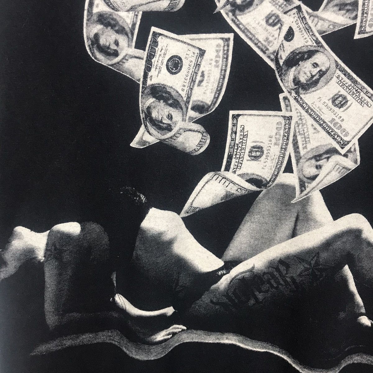 No Fear Vintage 90s No Fear Money Girl Over Print Tee Size US XL / EU 56 / 4 - 5 Thumbnail