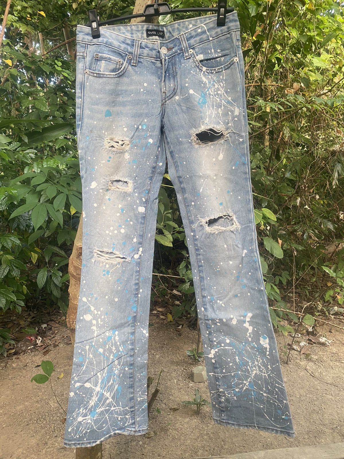 Vintage VINTAGE 5PM PAINTER DISTRESSED JEANS | Grailed