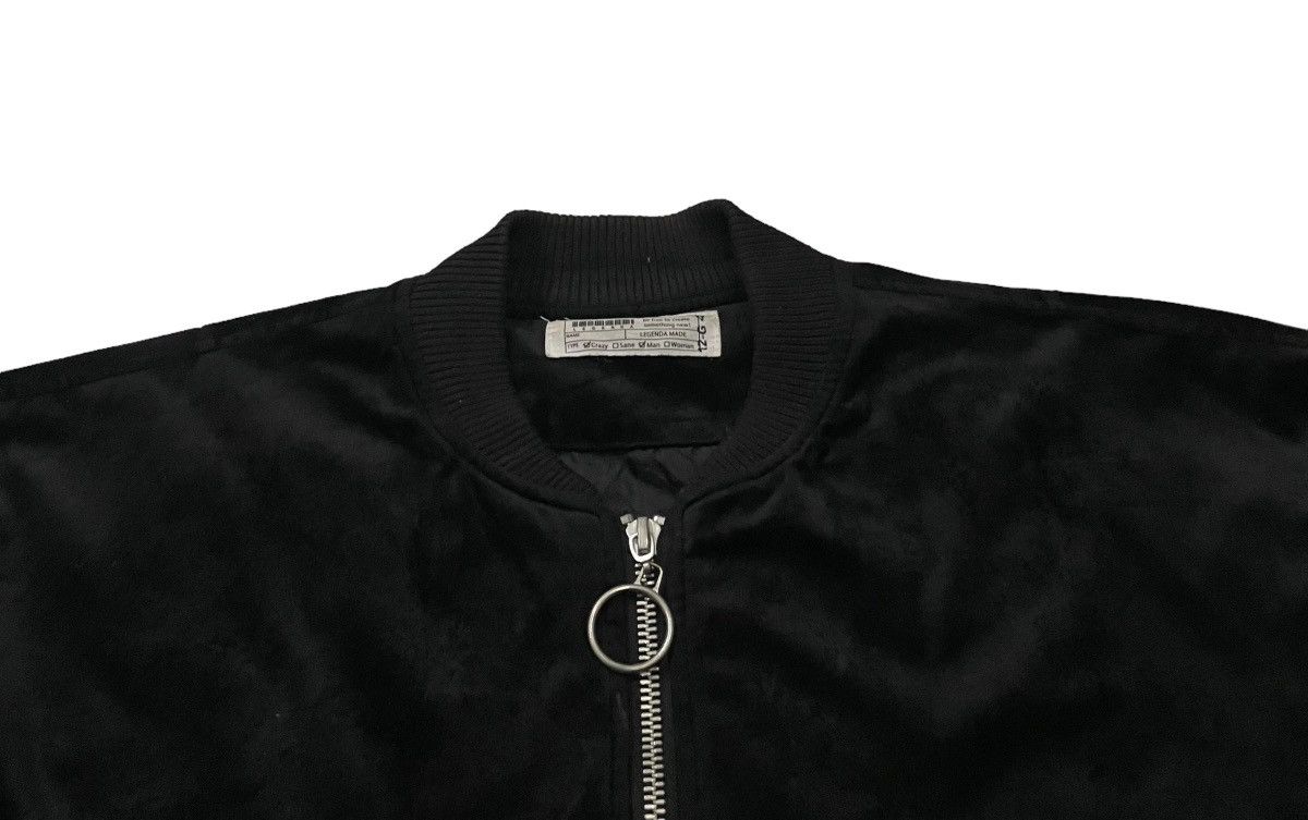 Japanese Brand Vintage Legenda Made Psycho Crazy Flight Bomber Jacket Size US L / EU 52-54 / 3 - 16 Thumbnail