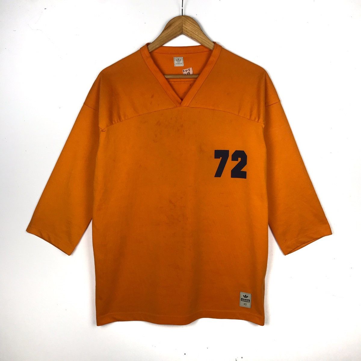 Adidas Vintage 90s Adidas Trefoil Raglan Size US L / EU 52-54 / 3 - 1 Thumbnail