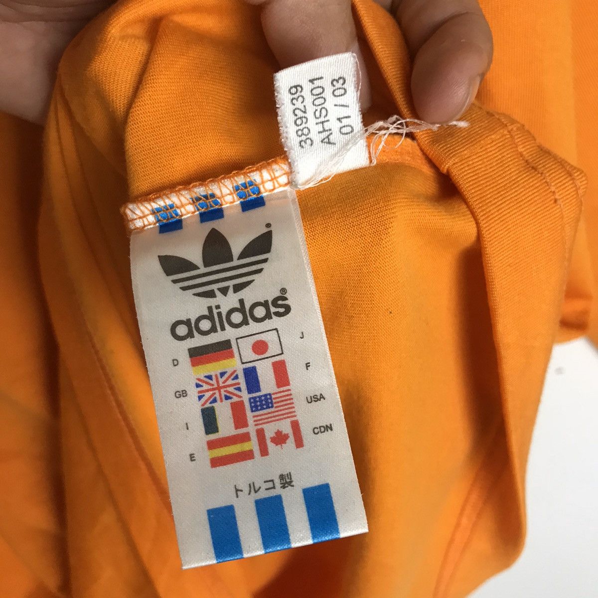 Adidas Vintage 90s Adidas Trefoil Raglan Size US L / EU 52-54 / 3 - 8 Thumbnail