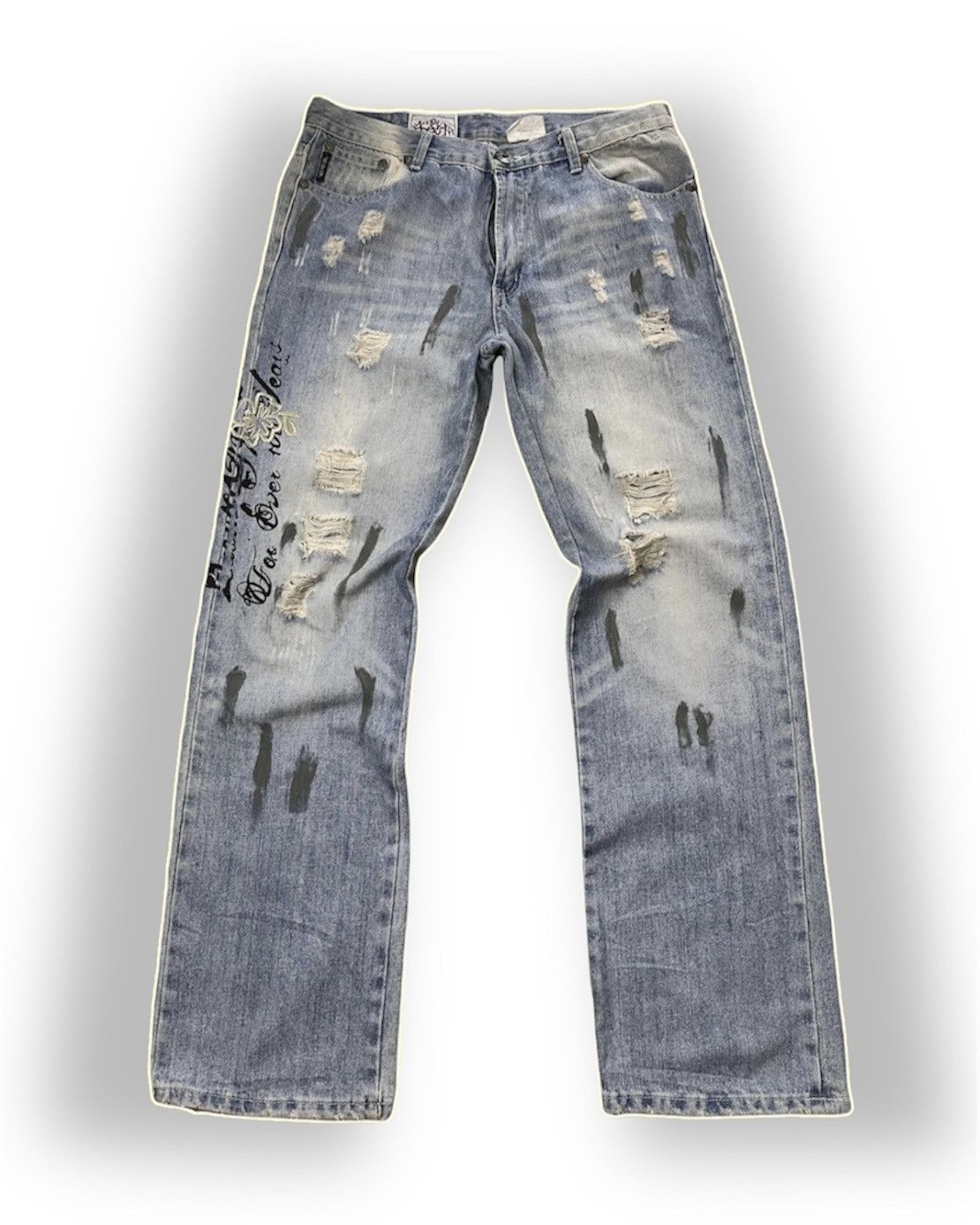 Vintage NUDE AMERICA & FIRST VINTAGE DENIM JEANS DISTRESSED | Grailed