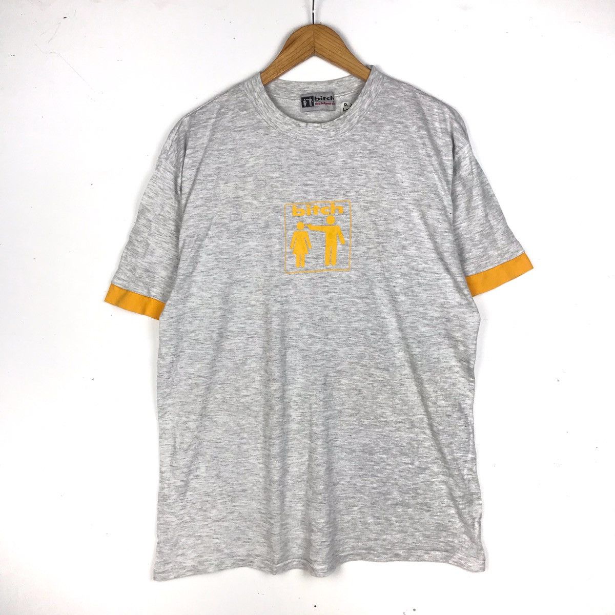 Hook-Ups Vintage 90s Bitch Skateboard Tee Size US L / EU 52-54 / 3 - 1 Thumbnail