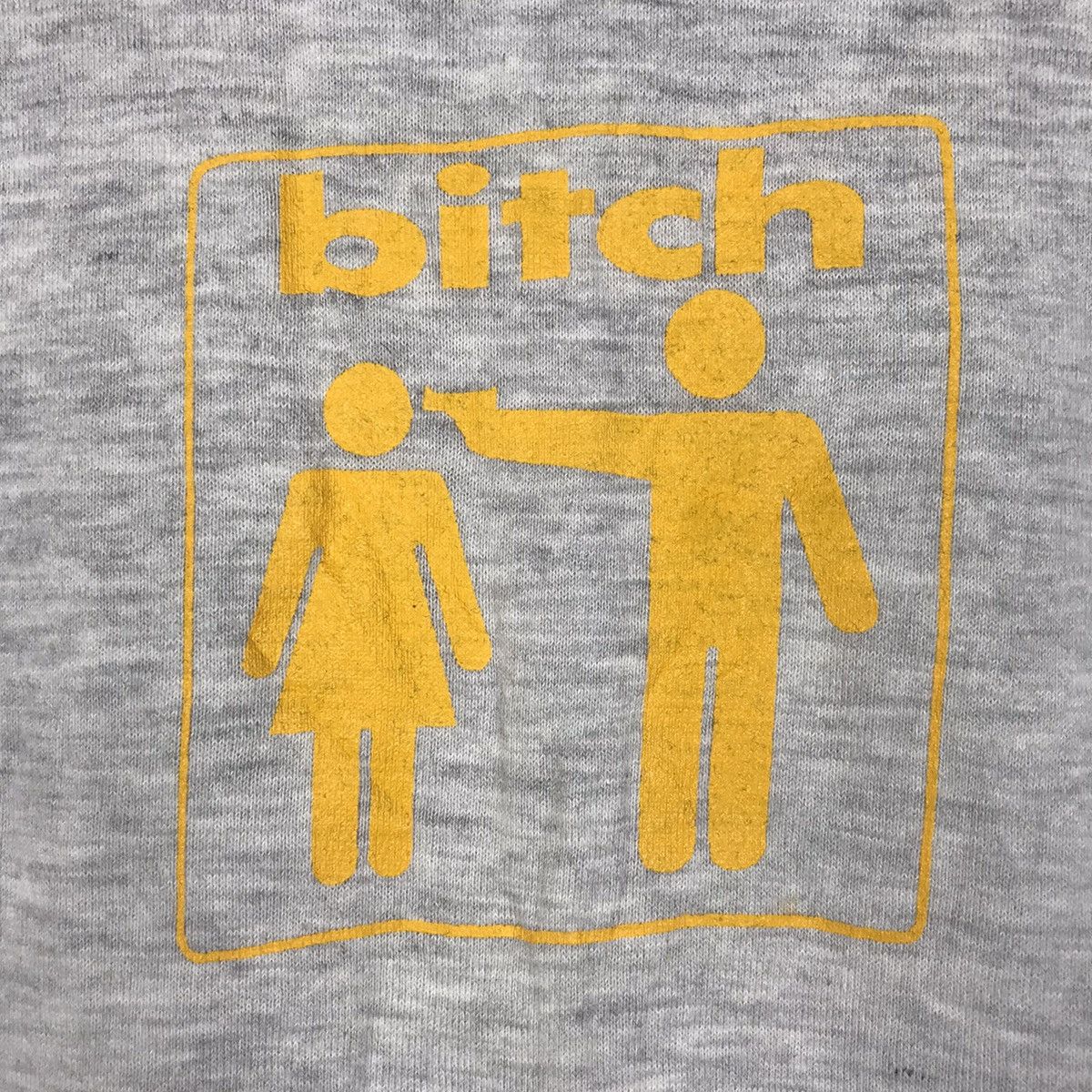 Hook-Ups Vintage 90s Bitch Skateboard Tee Size US L / EU 52-54 / 3 - 4 Thumbnail