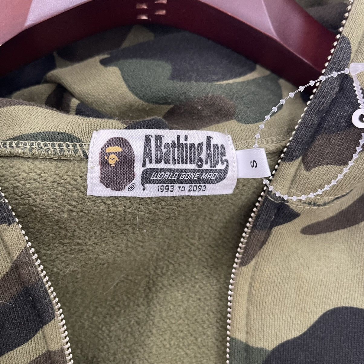 Bape Bape Shark Full ZIP Hoodie Camo Green Size US S / EU 44-46 / 1 - 3 Thumbnail
