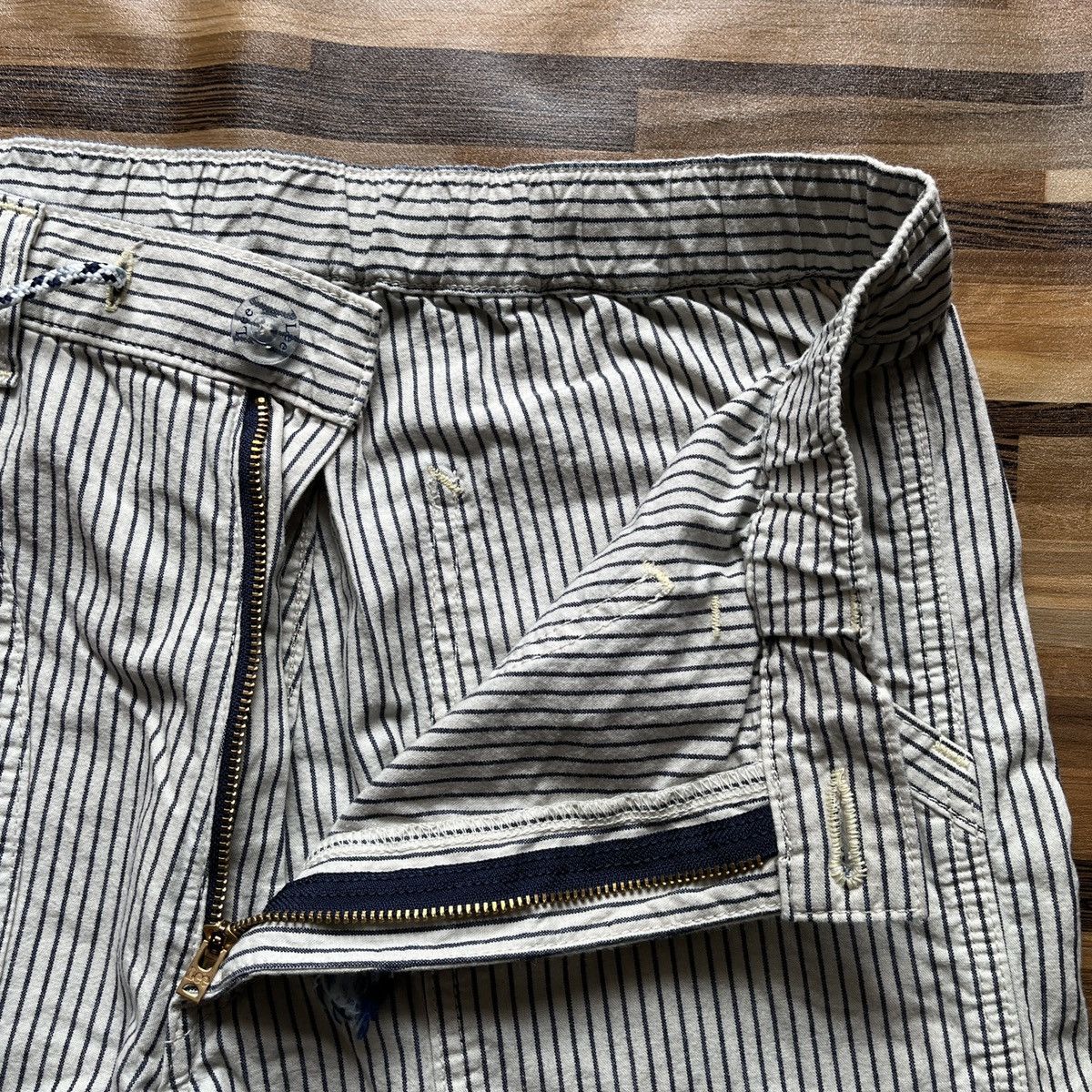Lee × Vintage Vintage 80s Lee Hickory Casual Pants Size US 30 / EU 46 - 8 Thumbnail