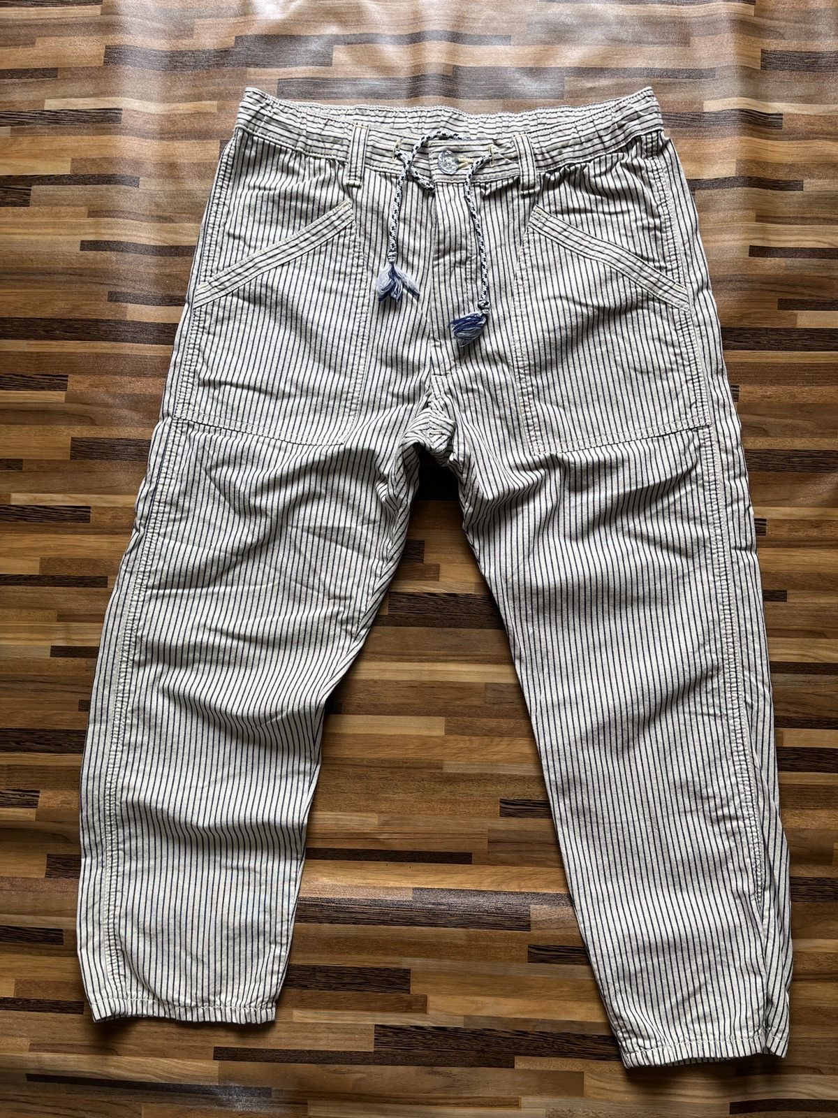 Lee × Vintage Vintage 80s Lee Hickory Casual Pants Size US 30 / EU 46 - 16 Thumbnail