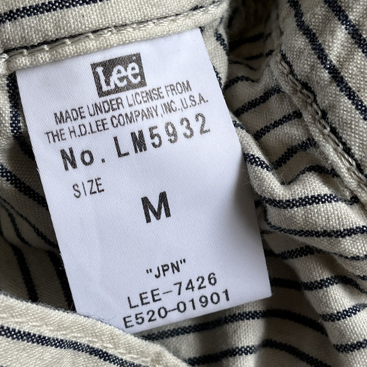 Lee × Vintage Vintage 80s Lee Hickory Casual Pants Size US 30 / EU 46 - 9 Thumbnail