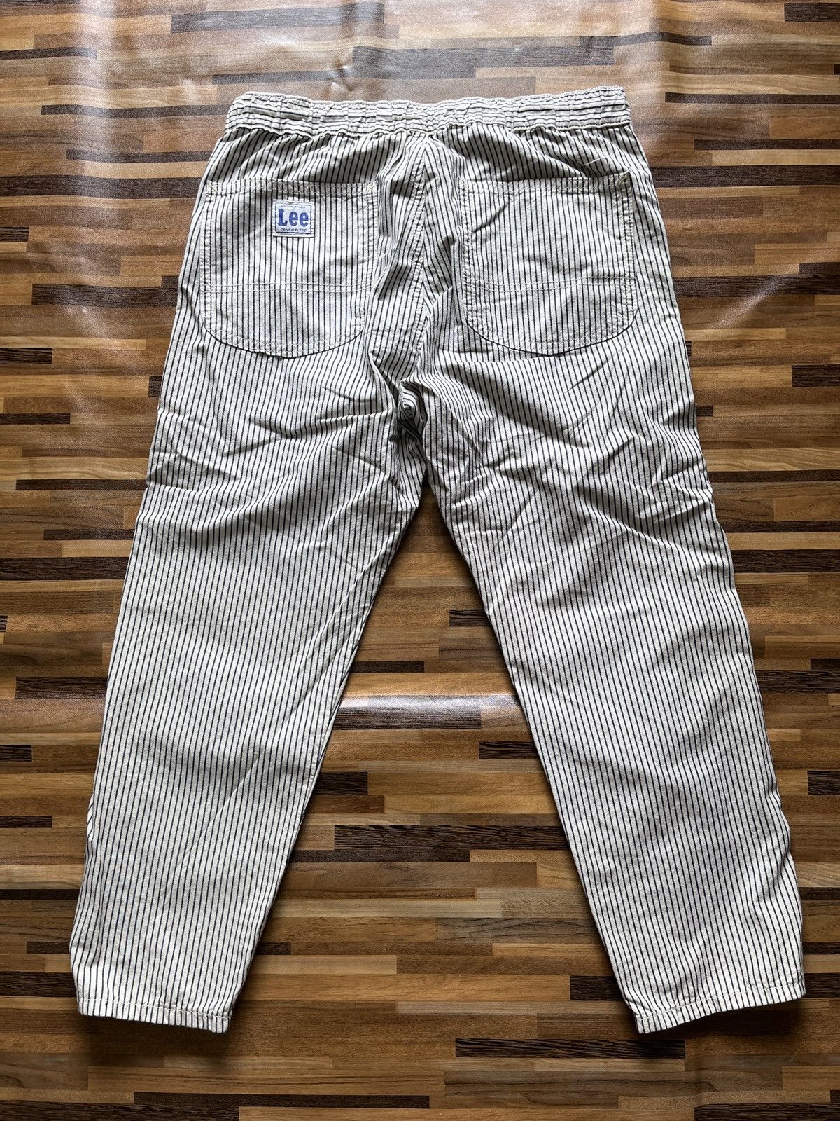 Lee × Vintage Vintage 80s Lee Hickory Casual Pants Size US 30 / EU 46 - 15 Thumbnail