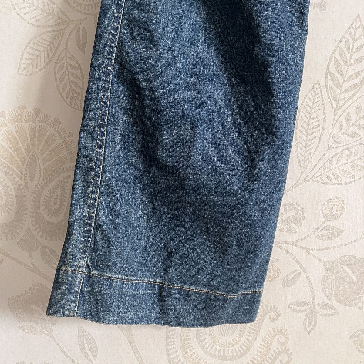 Japanese Brand × Vintage Vintage Flare Blue Flamingo Bush Pants Japan Size US 28 / EU 44 - 9 Thumbnail