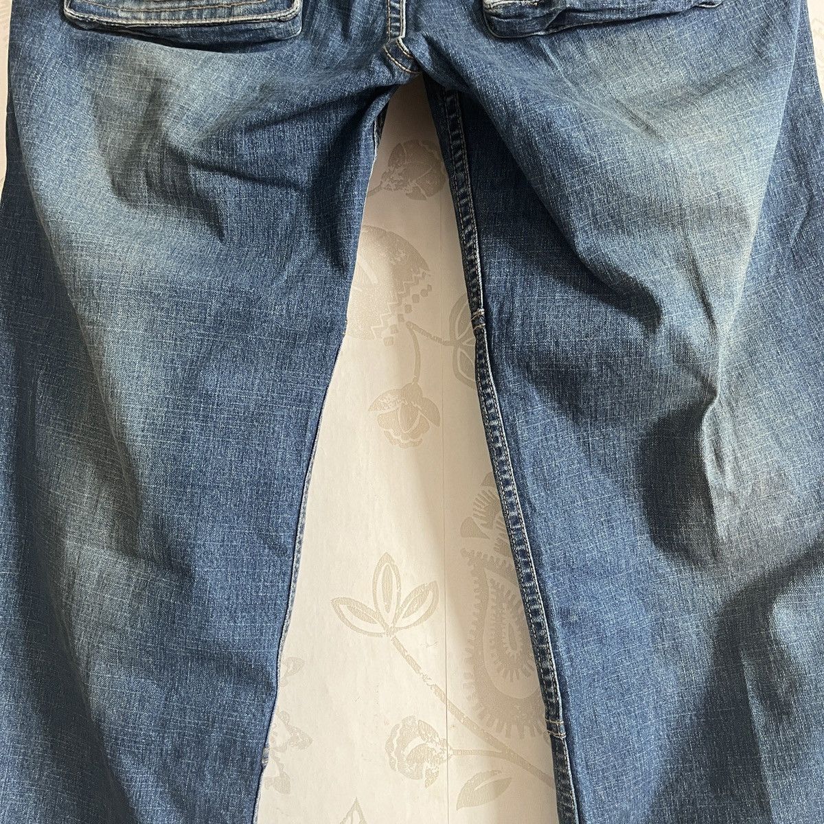 Japanese Brand × Vintage Vintage Flare Blue Flamingo Bush Pants Japan Size US 28 / EU 44 - 14 Thumbnail
