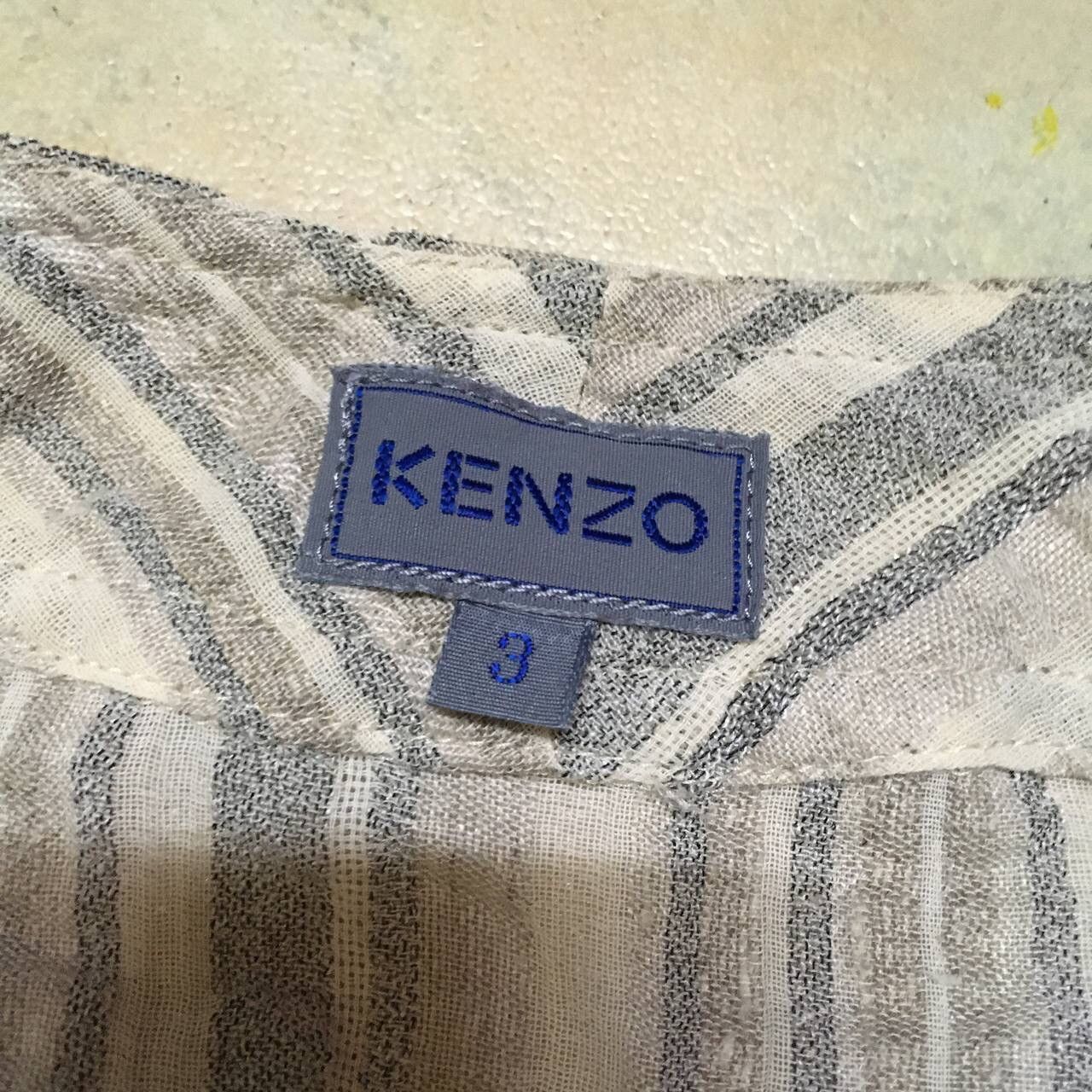 Kenzo Japanese Brand Kenzo Long Sleeve Shirt Size US M / EU 48-50 / 2 - 8 Thumbnail