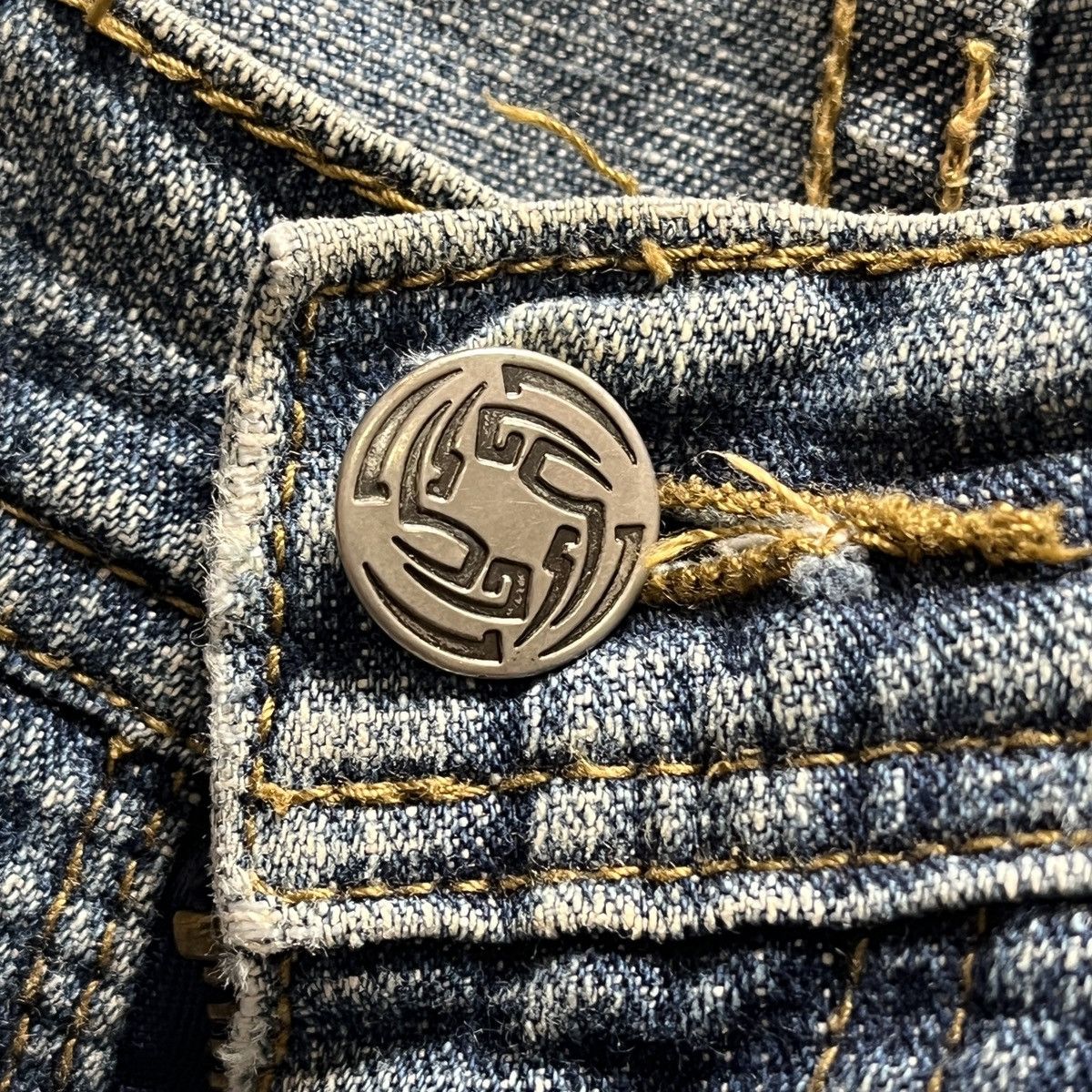 Vintage Vintage Biker Denim Tattoo Emroidery Patches Size US 30 / EU 46 - 16 Thumbnail