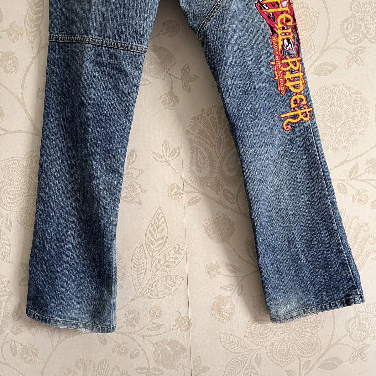 Vintage Vintage Biker Denim Tattoo Emroidery Patches Size US 30 / EU 46 - 13 Thumbnail