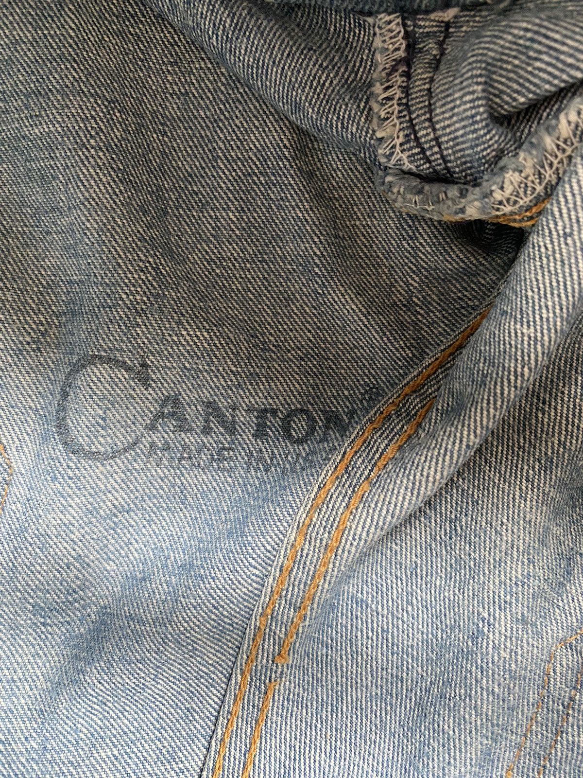 Vintage Vintage 70s X-West Canton Bottom Bell Distressed Denim Size US 31 - 12 Thumbnail