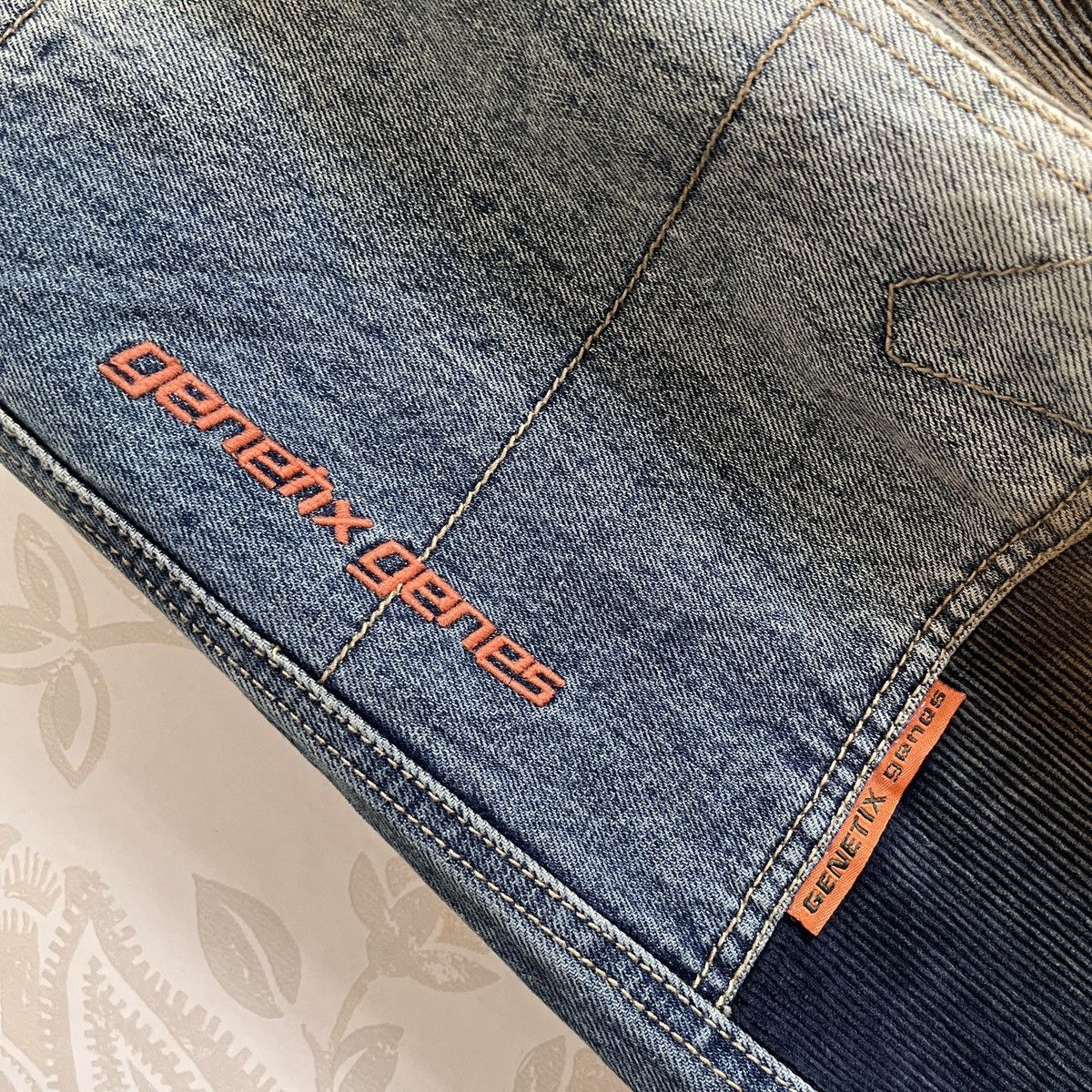 Genetic Denim × Vintage Hysteric Genetix Denim G2 Genee Baggy Streetwear Size US 40 / EU 56 - 13 Thumbnail