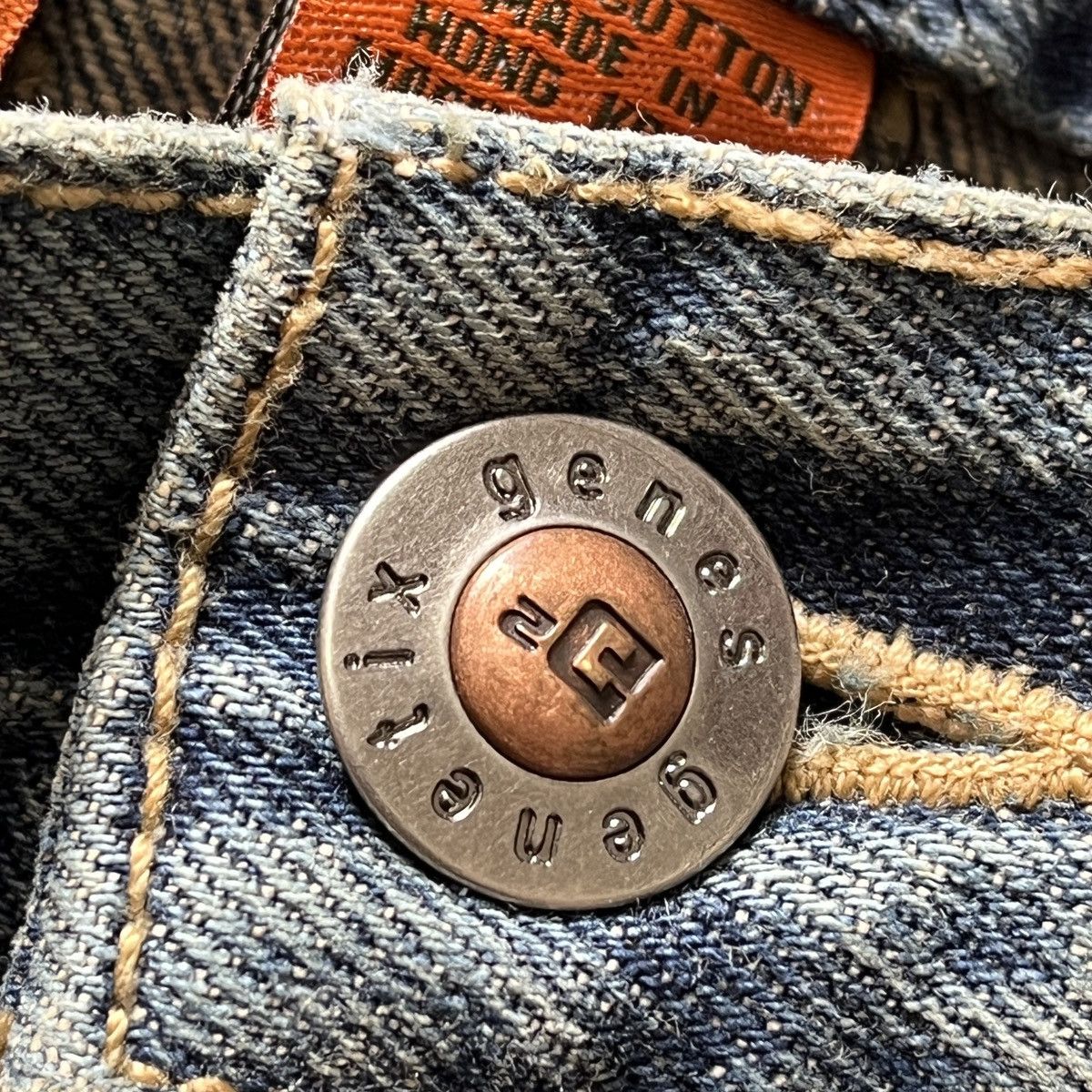 Genetic Denim × Vintage Hysteric Genetix Denim G2 Genee Baggy Streetwear Size US 40 / EU 56 - 4 Thumbnail