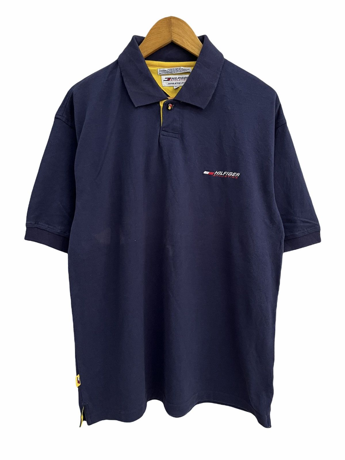 Tommy Hilfiger × Vintage Vintage Tommy Hilfiger Athletics Polos Size US XL / EU 56 / 4 - 1 Thumbnail