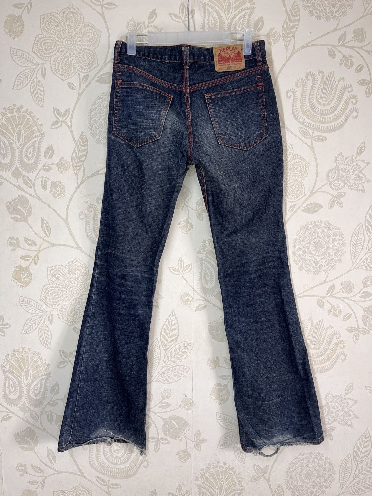 Replay × Vintage Flared Boot Cut Replay Denim Jeans Vintage Size US 28 / EU 44 - 2 Thumbnail