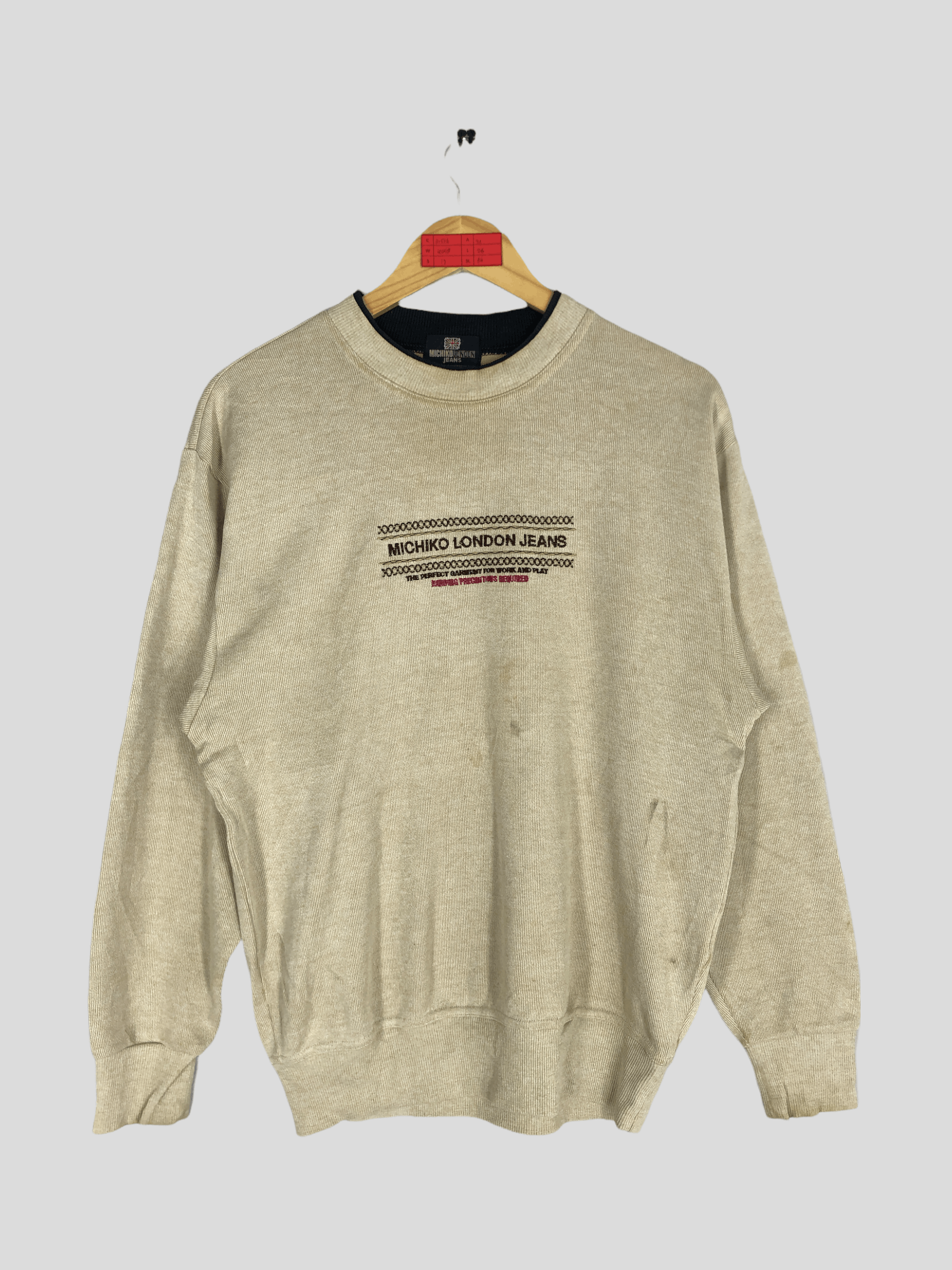 Michiko koshino london minimalist embroidered sweatshirt