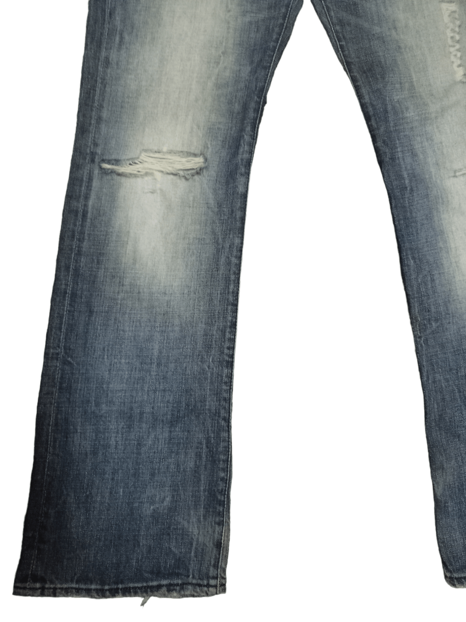 Energie Vintage Energie Button Fly Distressed Flare Jeans 30x32 Size US 30 / EU 46 - 9 Thumbnail