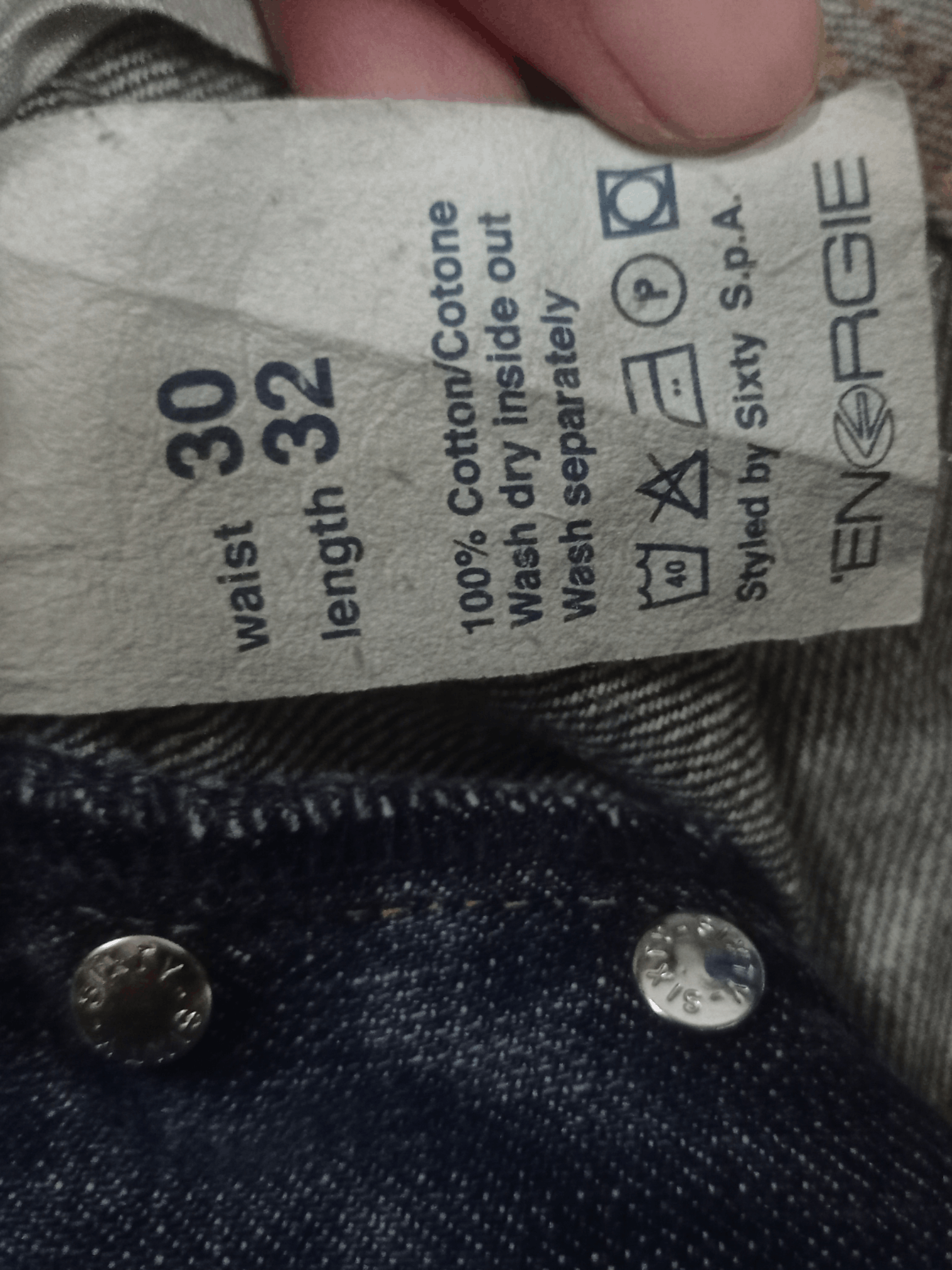 Energie Vintage Energie Button Fly Distressed Flare Jeans 30x32 Size US 30 / EU 46 - 4 Thumbnail