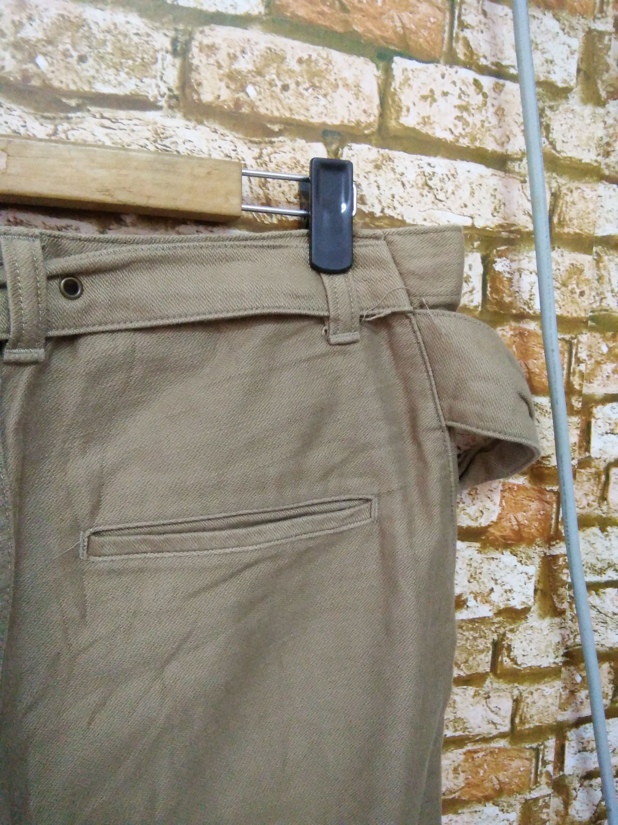Japanese Brand JOHN BULL JAPAN BONDAGE PANT WITH DOUBLE BELT (A748) W35 Size US 35 - 4 Thumbnail