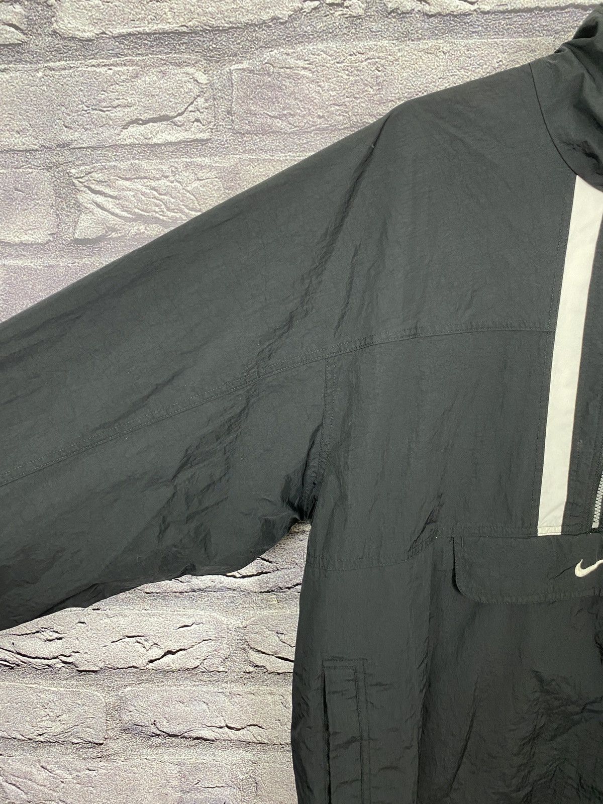 Other Vintage nylon anorak Nike swoosh logo y2k jacket hooded USA Size US XL / EU 56 / 4 - 2 Thumbnail