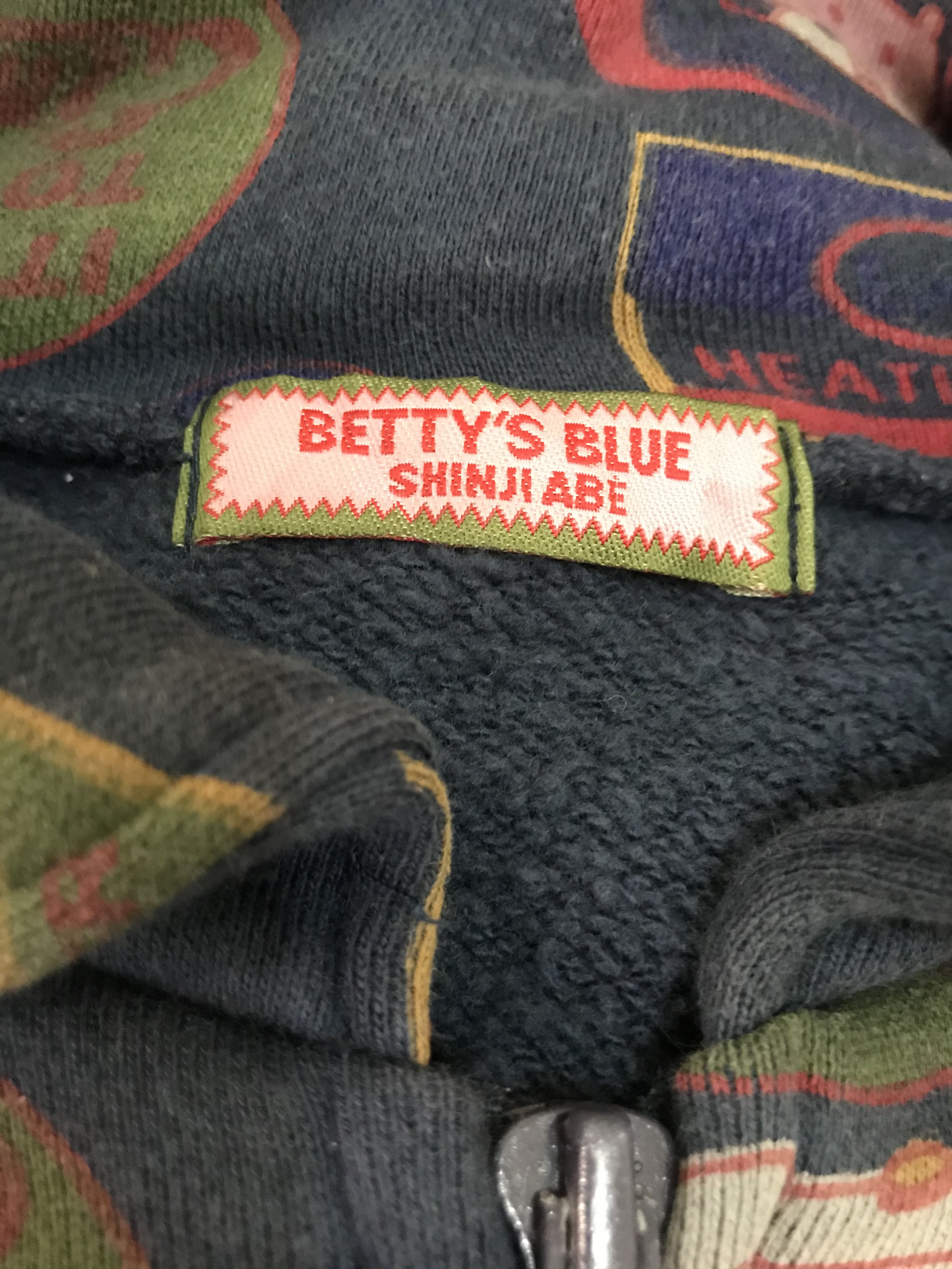 Japanese Brand Betty’s Blue Shinji Abe Zip up Sweater Size US M / EU 48-50 / 2 - 3 Thumbnail