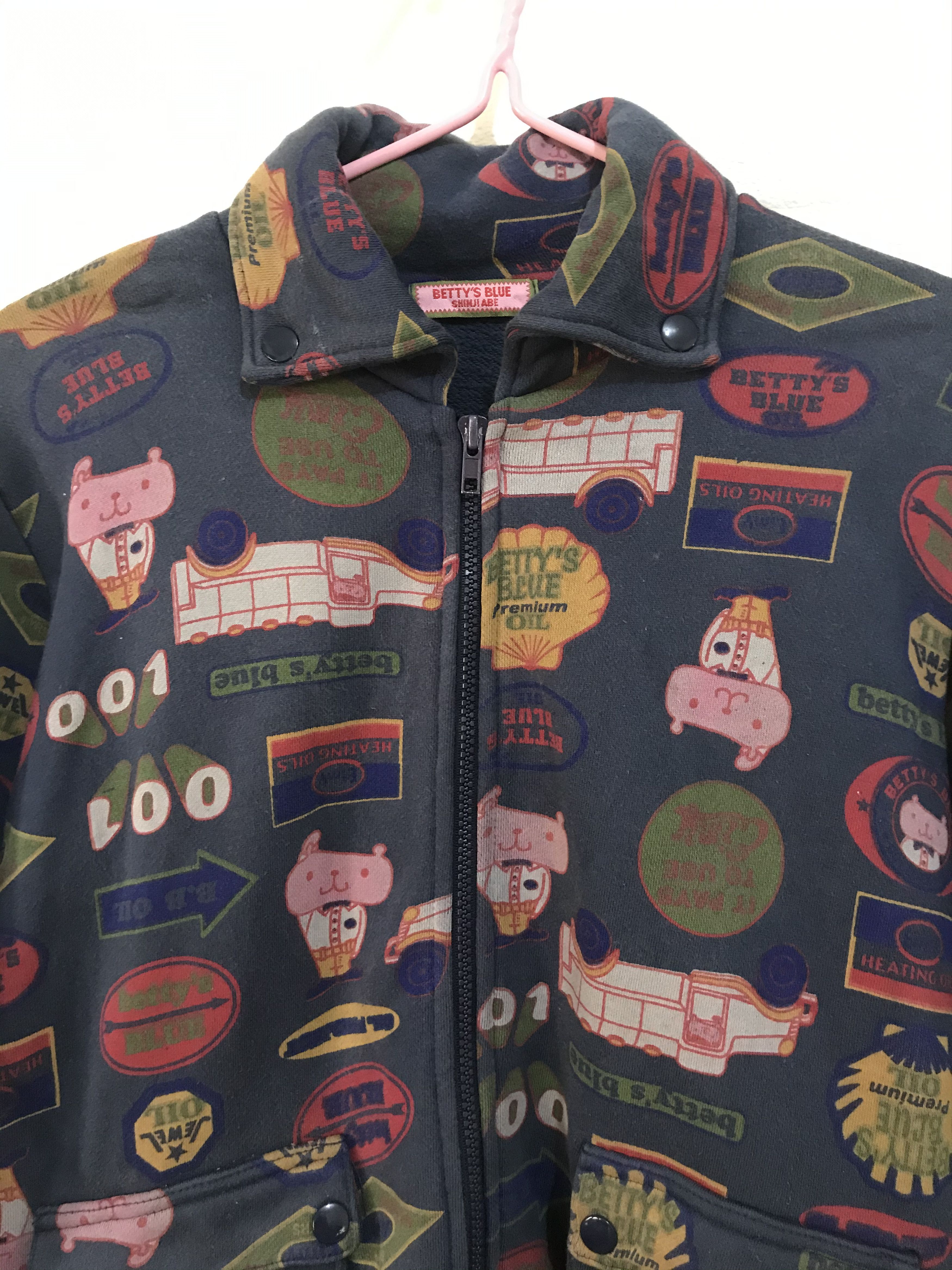 Japanese Brand Betty’s Blue Shinji Abe Zip up Sweater Size US M / EU 48-50 / 2 - 7 Thumbnail