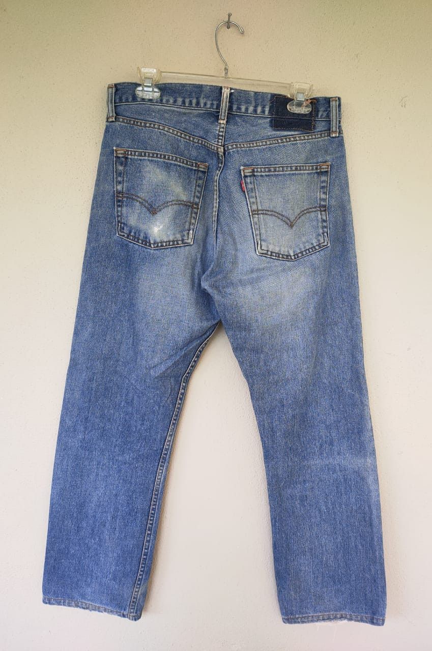Levi's Vintage Levi's 505 Distressed Denim Pant Size US 33 - 2 Thumbnail