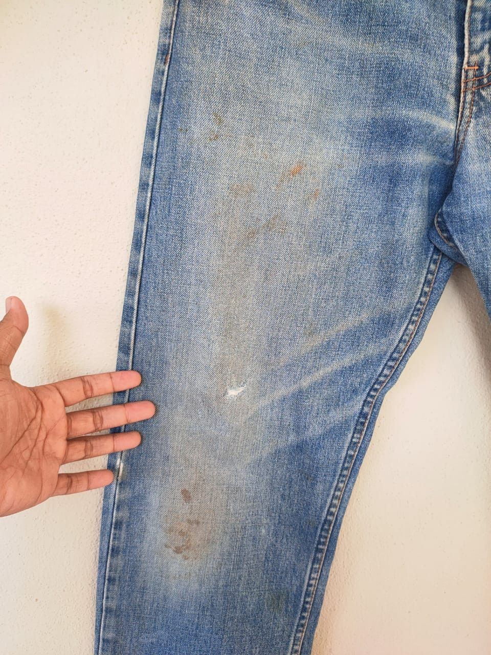 Levi's Vintage Levi's 505 Distressed Denim Pant Size US 33 - 4 Thumbnail