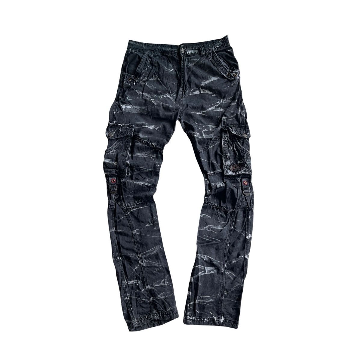 Japanese Brand Vintage B.D City Tactical Cargo Pants Camo Black ! Rare Size US 32 / EU 48 - 1 Thumbnail
