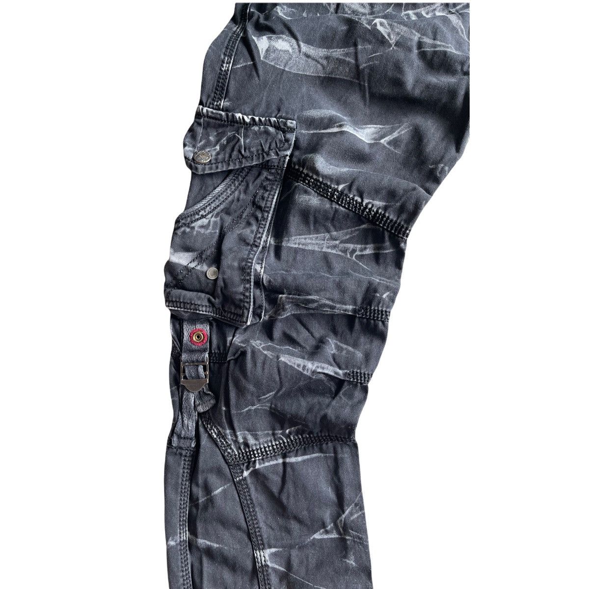 Japanese Brand Vintage B.D City Tactical Cargo Pants Camo Black ! Rare Size US 32 / EU 48 - 5 Thumbnail