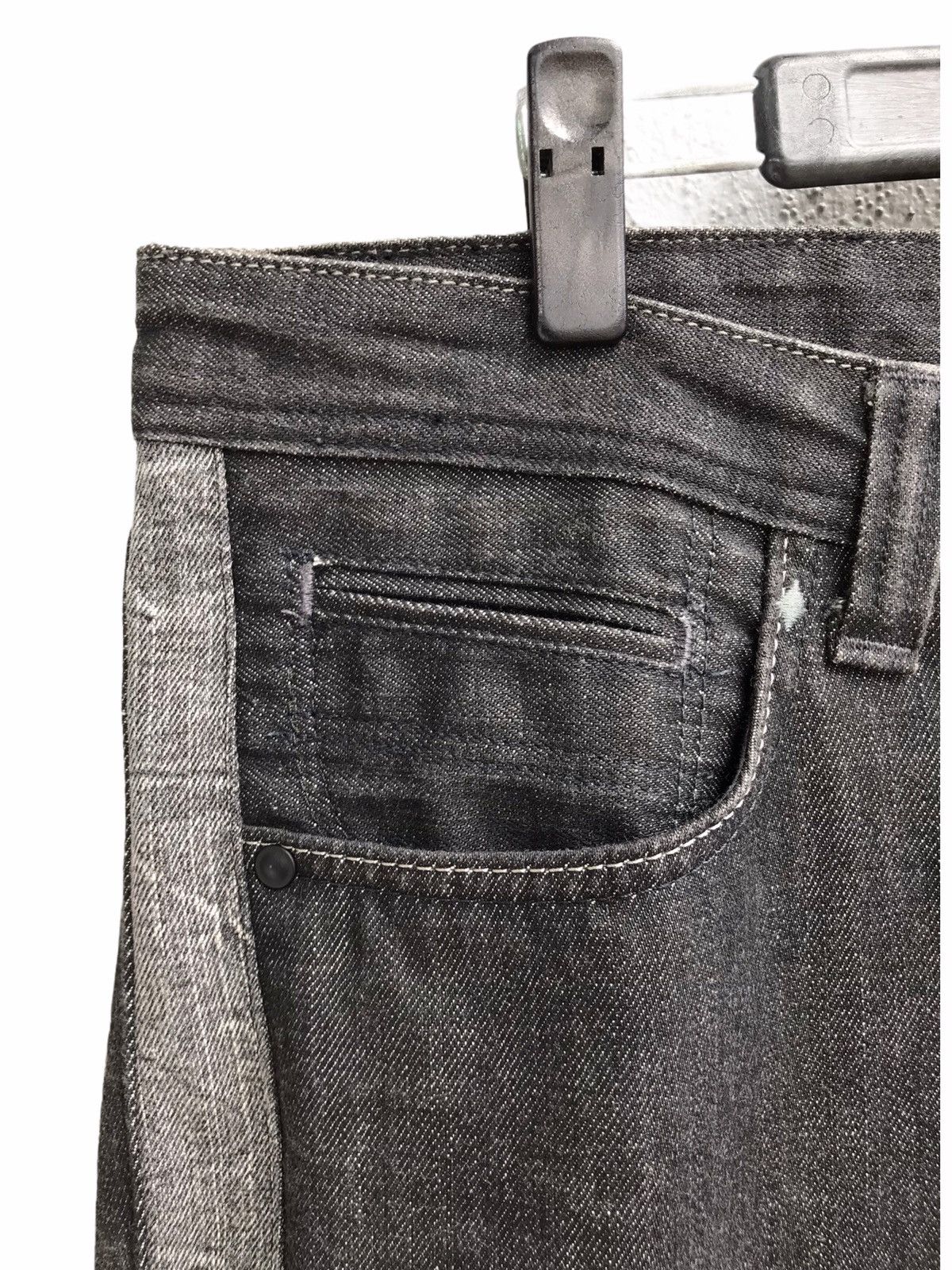 Big John Big John The Tailored Two Tone Sided Flare Denim Jeans Size US 32 / EU 48 - 6 Thumbnail