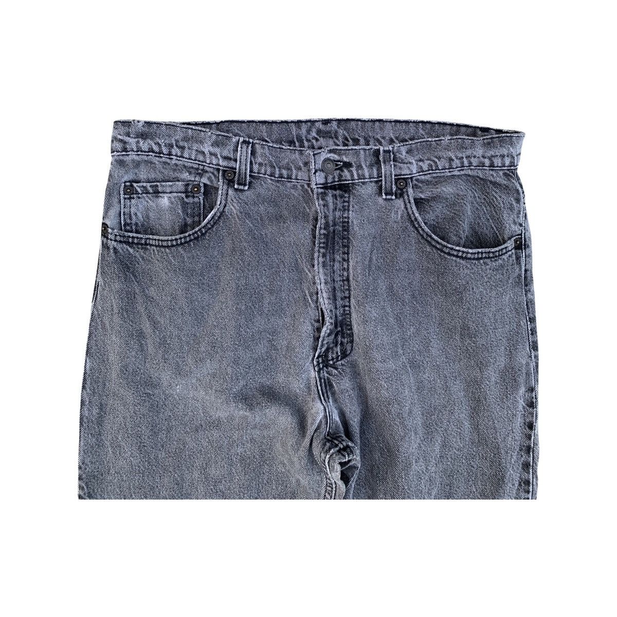 Levi's × Levi's Vintage Clothing × Vintage Vintage Levis Jeans Single R Black Denim Distressed Size US 35 - 3 Thumbnail