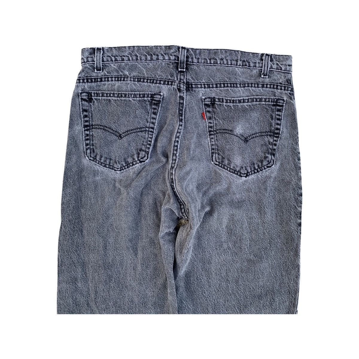 Levi's × Levi's Vintage Clothing × Vintage Vintage Levis Jeans Single R Black Denim Distressed Size US 35 - 4 Thumbnail