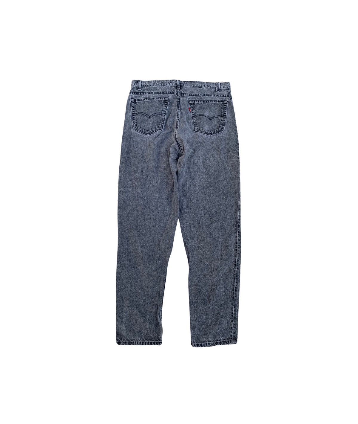 Levi's × Levi's Vintage Clothing × Vintage Vintage Levis Jeans Single R Black Denim Distressed Size US 35 - 1 Thumbnail