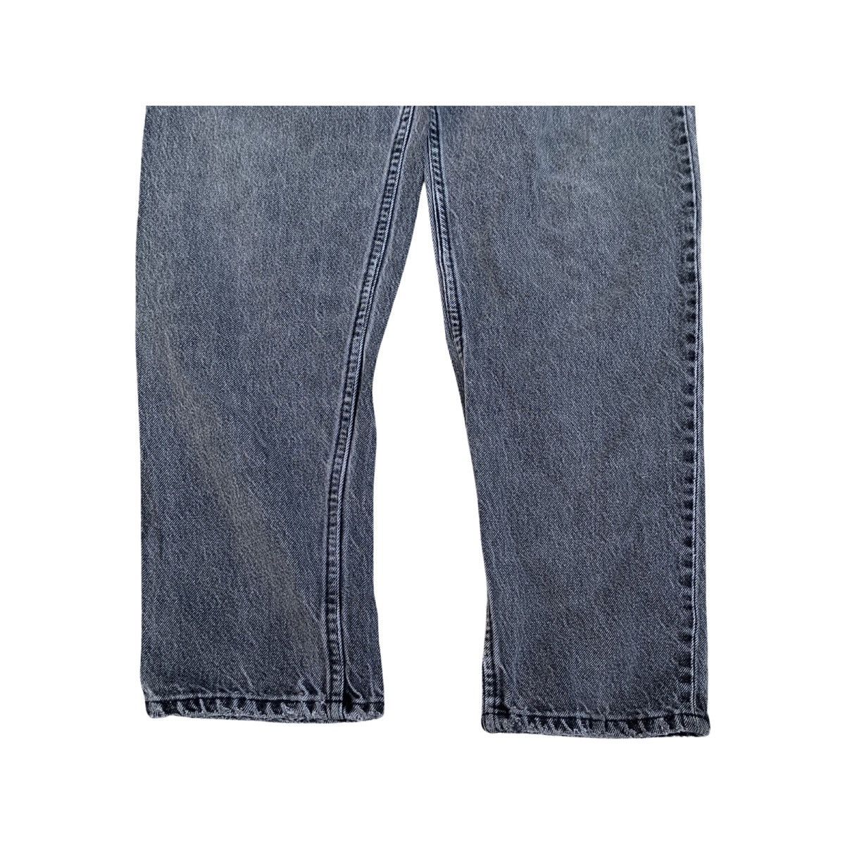 Levi's × Levi's Vintage Clothing × Vintage Vintage Levis Jeans Single R Black Denim Distressed Size US 35 - 6 Thumbnail