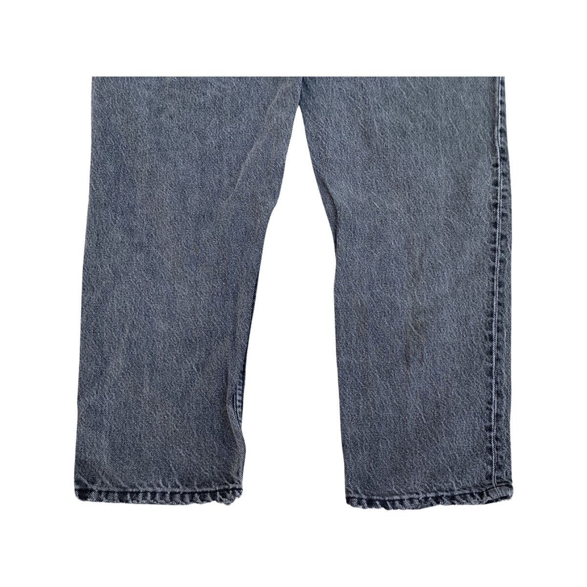 Levi's × Levi's Vintage Clothing × Vintage Vintage Levis Jeans Single R Black Denim Distressed Size US 35 - 5 Thumbnail