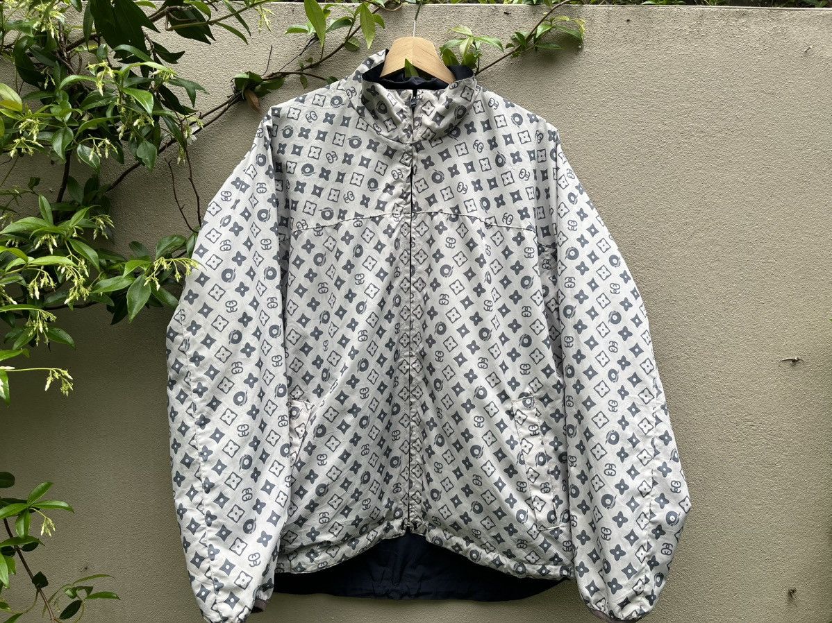 Categories :: Menu :: Outerwear :: Vintage Stussy Louis Vuitton RIP monogram  reversible jacket size M