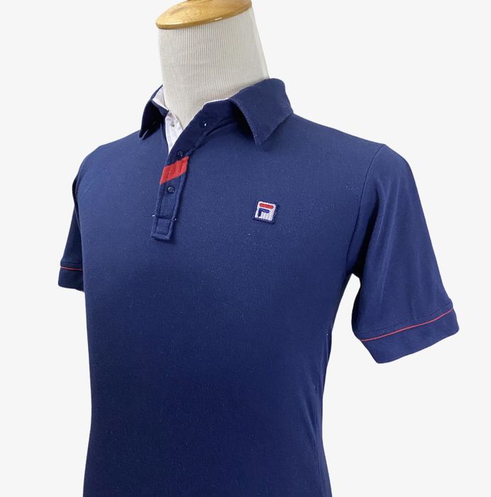 Vintage FREE SHIPPING Vintage 80s Fila Mens Tennis Polo Shirt