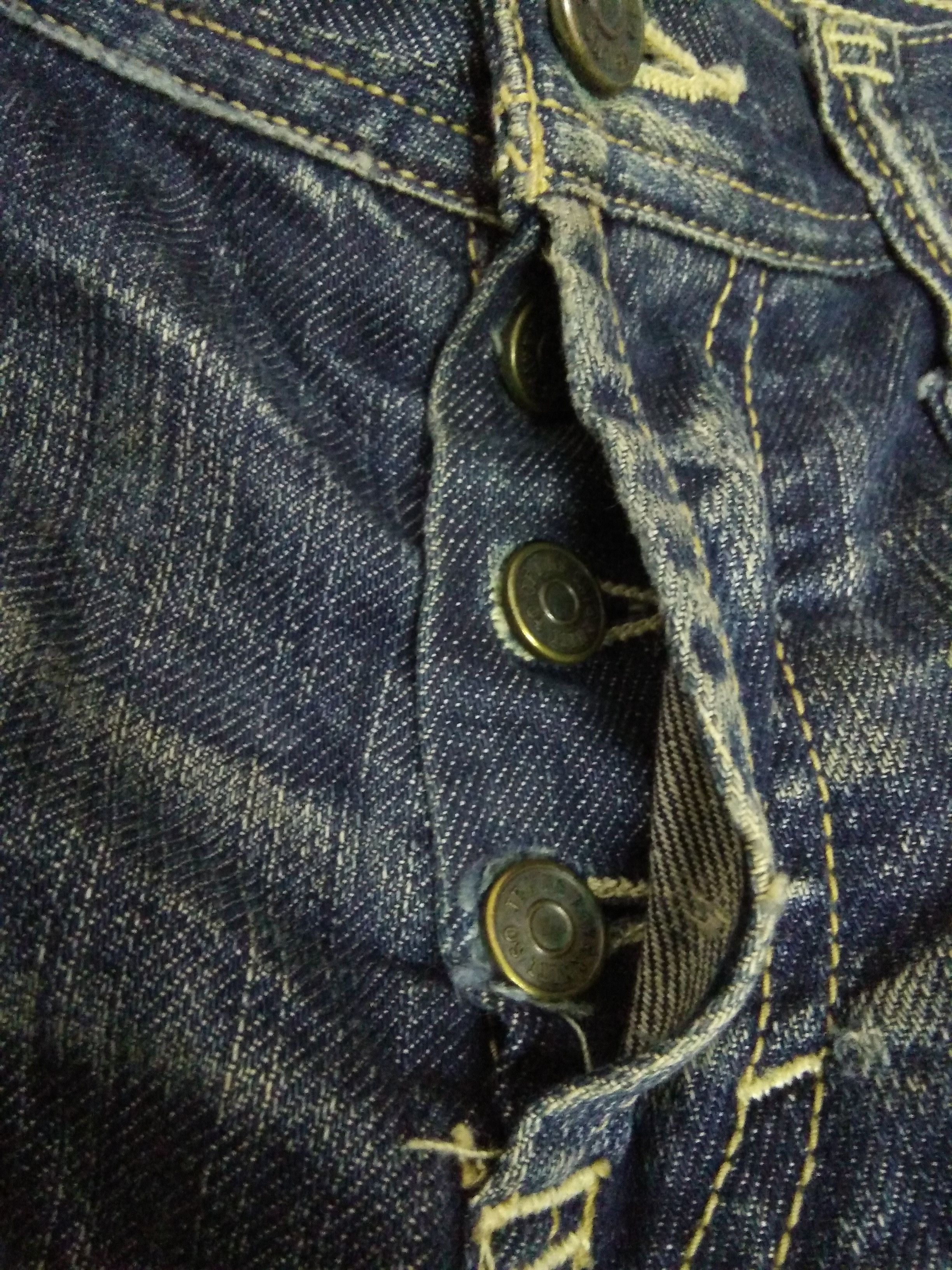 Ben Taverniti Unravel Project TAVERNITI DISTRESSED ROBIN DENIM LOS ANGELES (A771) w31 Size US 31 - 14 Thumbnail