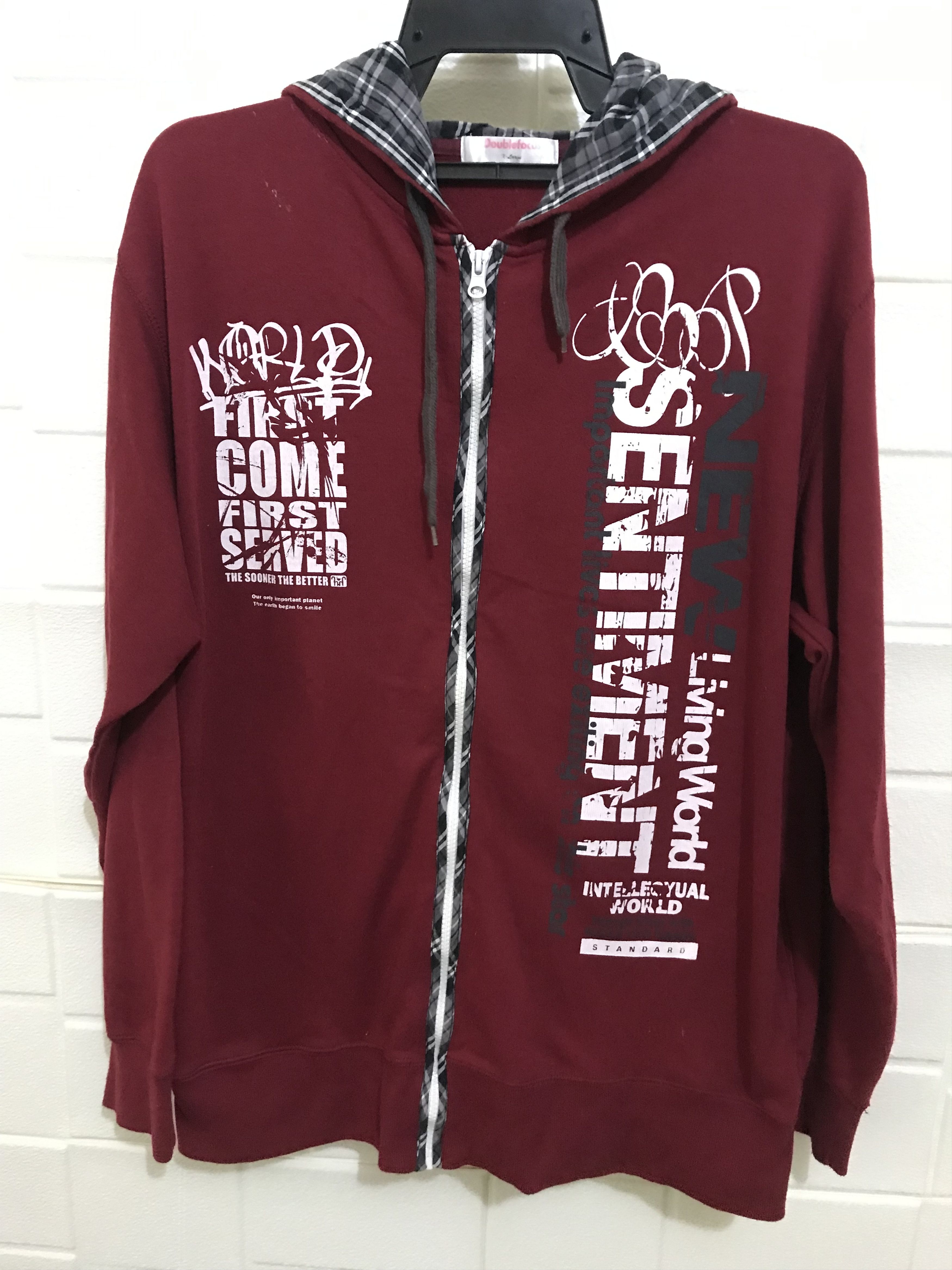Other Double Focus Maroon Hoodie Size US L / EU 52-54 / 3 - 1 Thumbnail