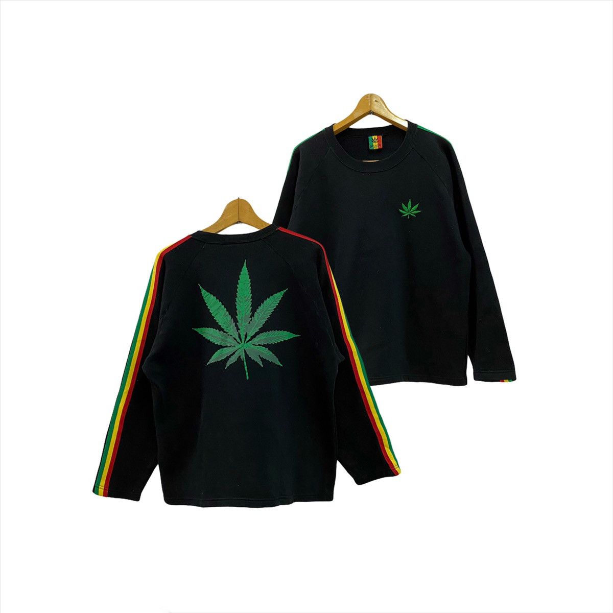 Bob Marley × Japanese Brand RASTA ART OF CANNABIS LONG SLEEVE SHIRT Size US M / EU 48-50 / 2 - 1 Thumbnail